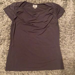 I’m selling a grey Worthington blouse.